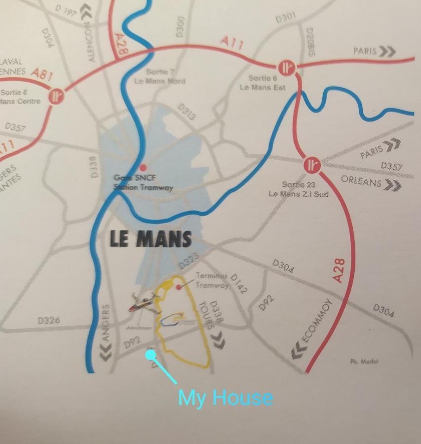 Chambres Le Mans 24 Heures 아르나지 외부 사진
